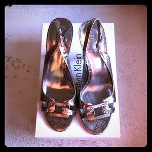 Calvin Klein strappy heel sandals